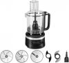 KitchenAid Foodprocessor keukenmachine 2, 1 liter 5KFP0919 Mat zwart online kopen