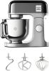 Kenwood Keukenmachine KMX760BC kMix Premium Edition, Black Chrome met 3 delige patisserieset online kopen