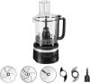 KitchenAid Foodprocessor keukenmachine 2, 1 liter 5KFP0919 Mat zwart online kopen