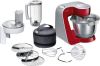 BOSCH Keukenmachine MUM5 CreationLine MUM58720 veelzijdig te gebruiken, continu rasp en snijapparaat, 3 raspschijven, mixer, deep red/zilver online kopen