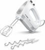 BOSCH Handmixer CleverMixx MFQ24200 inclusief edelstalen turbogarde en edelstalen deeghaken, 4 snelheidsinstellingen, licht en ergonomisch, wit/zilver online kopen