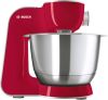 BOSCH Keukenmachine MUM5 CreationLine MUM58720 veelzijdig te gebruiken, continu rasp en snijapparaat, 3 raspschijven, mixer, deep red/zilver online kopen