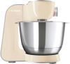 BOSCH Keukenmachine MUM5 CreationLine MUM58920 veelzijdig te gebruiken, continu rasp en snijapparaat, 3 raspschijven mixer, vanille/zilver online kopen